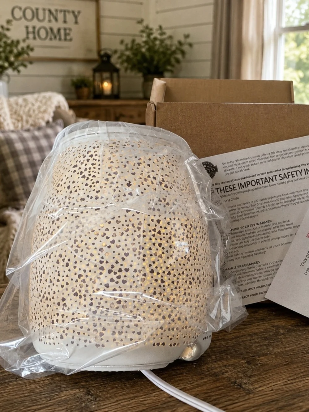 Scentsy Better Together Heart Warmer - New!